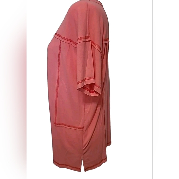 Heyson Oversized Pink T-shirt, Sz M NWT - Picture 4 of 6